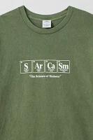 Sarcasm Letters Cotton Graphic Tee