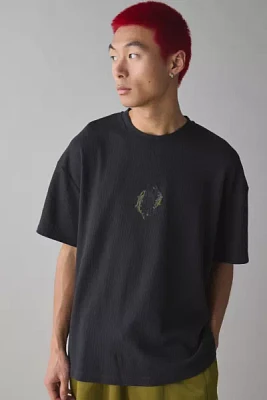 Koi Graphic Waffle Texture Tee