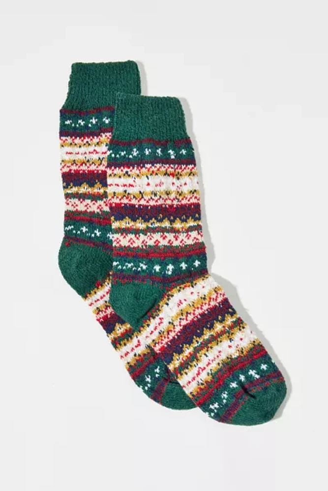 American Trench Cotton Fair Isle Sock