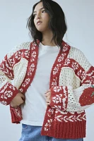 Kimchi Blue Libby Oversized Fairisle Knit Cardigan