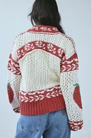 Kimchi Blue Libby Oversized Fairisle Knit Cardigan