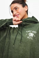 East NYC Graphic Oil Dyed Hoodie Sweatshirt