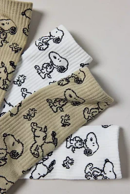 Peanuts Snoopy All Over Print Crew Sock