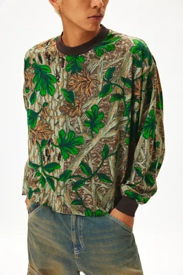 Urban Renewal Vintage Leaf Camo Long Sleeve Tee