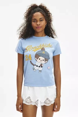 Monchhichi Baseball Graphic Slim Tee