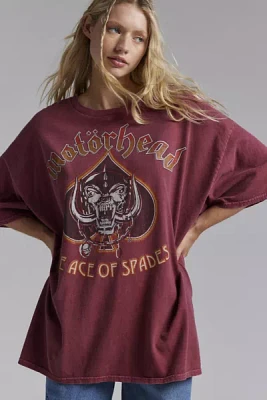 Motorhead The Ace Of Spades Graphic Oversized Tee