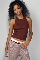 Hanes UO Exclusive High Neck Halter Tank Top