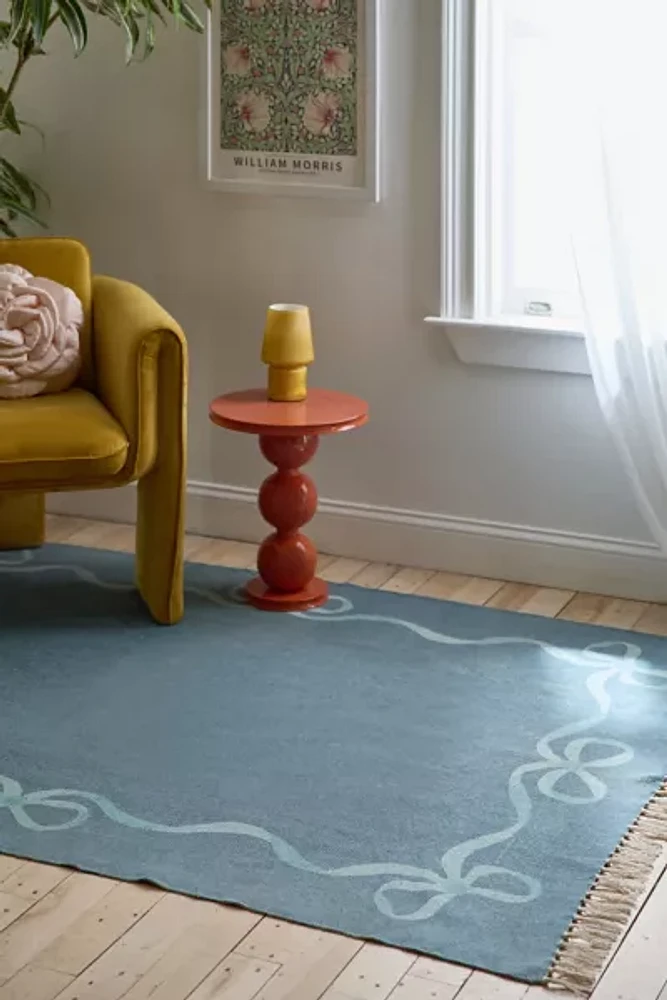 Lacey Bows Printed Rug