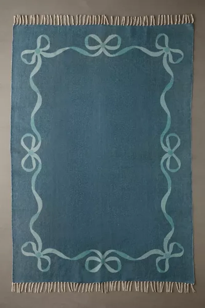 Lacey Bows Printed Rug