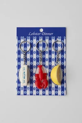 BFF Lobster Dinner Keychain Set