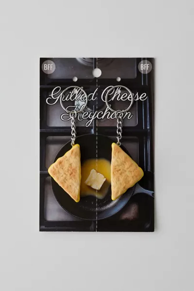 BFF Grilled Cheese Keychain Set