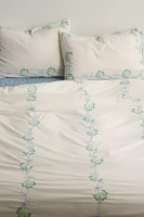 Clover Embroidered Duvet Cover