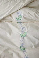 Clover Embroidered Duvet Cover