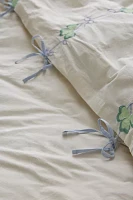 Clover Embroidered Duvet Cover