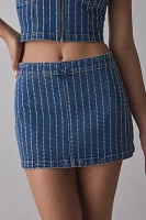 Abrand 95 Petra Diamond Denim Mini Skirt