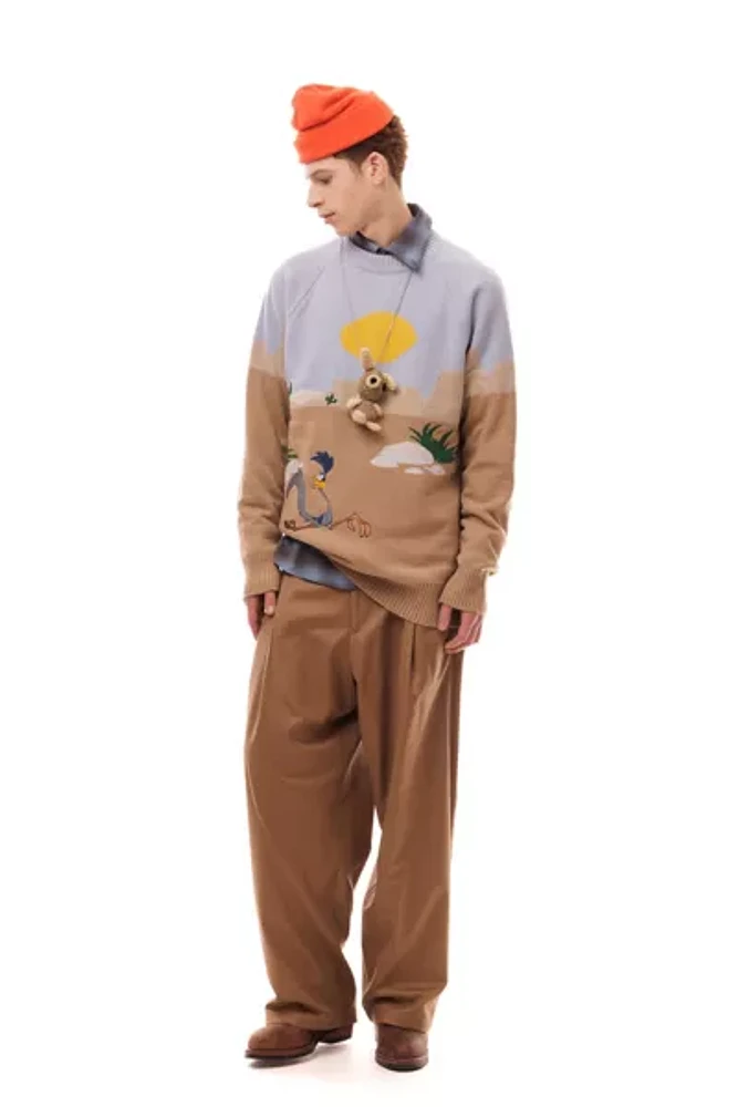 LC23 Looney Tunes Embroidered Sweater