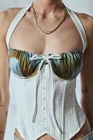 The Kript Seraph Halter Corset Top