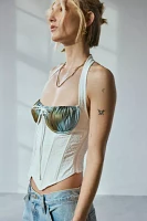 The Kript Seraph Halter Corset Top