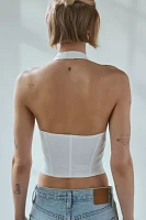 The Kript Seraph Halter Corset Top