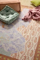 Rosalie Wallpaper Collage Washable Printed Rug