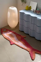 Fish Shaped Plush Tufted Runner Rug