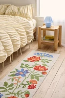 Astrid Floral Patterned Printed Rug