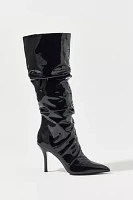 D' Amelio Footwear Cristean Faux Patent Leather Tall Boot