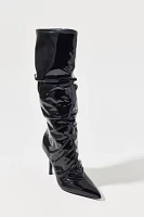 D' Amelio Footwear Cristean Faux Patent Leather Tall Boot