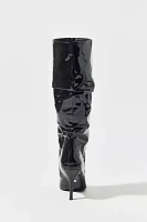 D' Amelio Footwear Cristean Faux Patent Leather Tall Boot