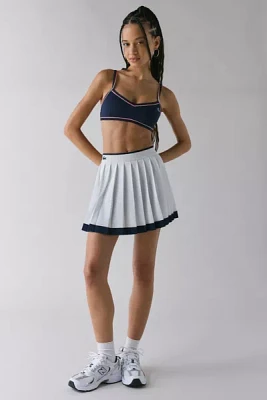 Lacoste White Heritage Pleated Tennis Mini Skort