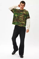 Urban Renewal Remade Camo Thermal Double Layer Long Sleeve Tee