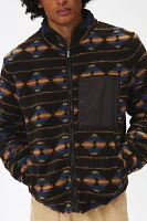 Native Youth Westwick Patterned Fleece Full Zip Sweatshirt