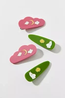 dearcloud X Moomin Comfort Crease-Free Hair Clip - Set Of 4