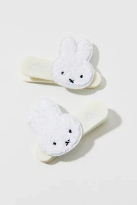 dearcloud X Miffy Crease-Free Hair Clip - Set Of 2