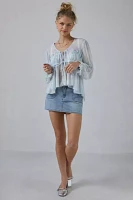 Kimchi Blue Amelia Tie-Front Blouse