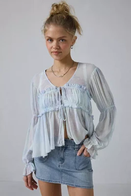 Kimchi Blue Amelia Tie-Front Blouse