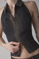 Silence + Noise Julia Halter Denim Vest Top