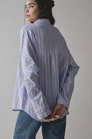 BDG Alex Breezy Cotton Oversized Button-Down Shirt