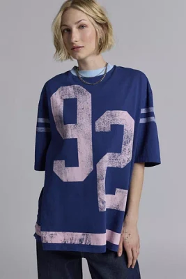 92 Football Jersey Graphic T-Shirt Dress