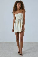 BDG Juliana Smocked Strapless Mini Dress