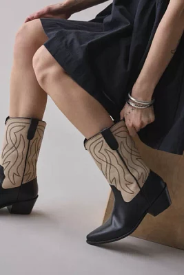 UO Leena Two-Tone Cowboy Boot