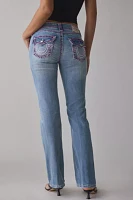 True Religion Becca Mid-Rise Bootcut Flap Jean