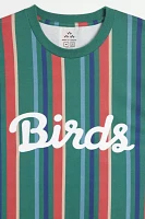 Birds Of Condor Stripe Pattern Tee