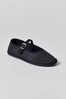 UO Madeline Raffia Mary Jane Ballet Flat