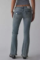 True Religion Joey Low-Rise Flap Flare Jean