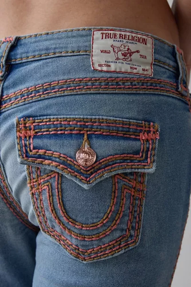 True Religion Joey Low-Rise Super QT Flap Flare Jean