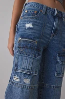 True Religion Bobbi Baggy Cargo Jort