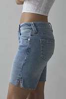 True Religion Mid-Rise Bermuda Slit-Hem Short