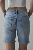 True Religion Mid-Rise Bermuda Slit-Hem Short