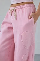 Out From Under Brenda Heart Patch Jogger Sweatpant